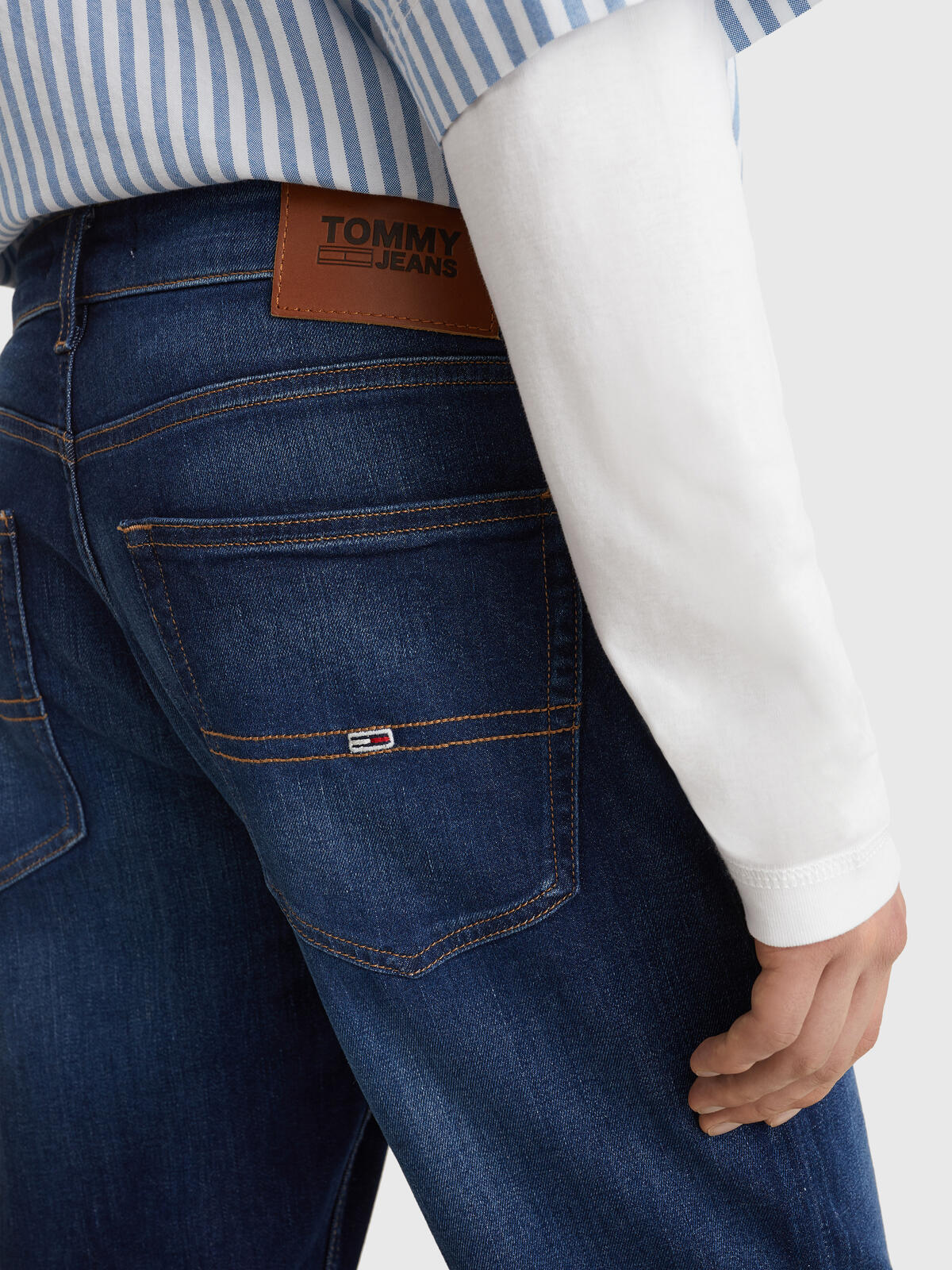 Tommy Hilfiger SCANTON SLIM ASDBS Erkek Mavi Kot Pantolon