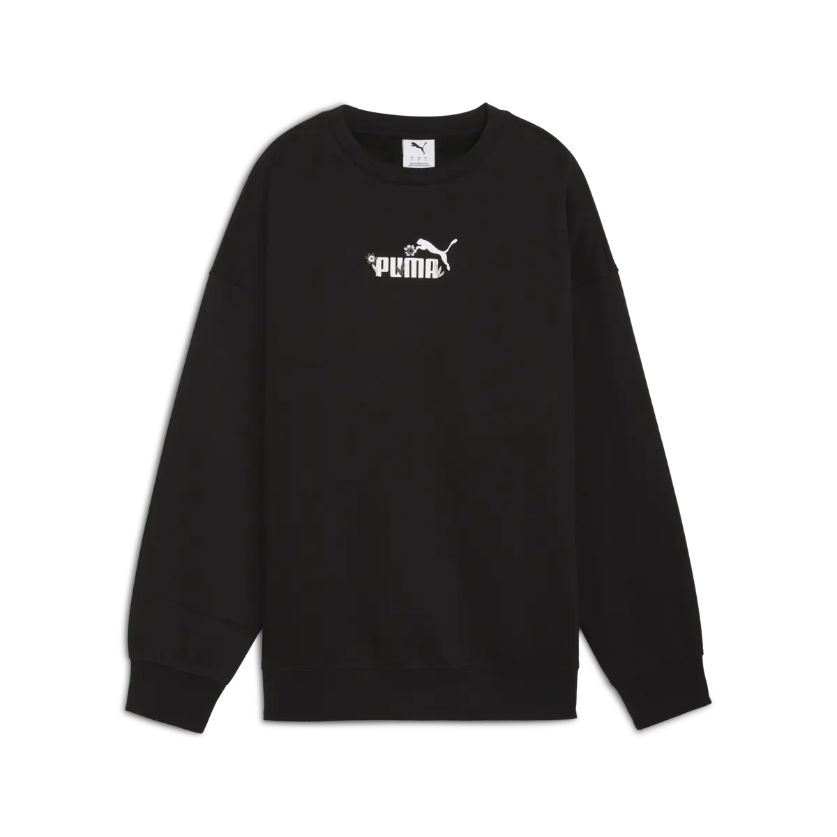 Puma ESS NATURE 2.0 Crew Siyah Kadın Sweatshirt