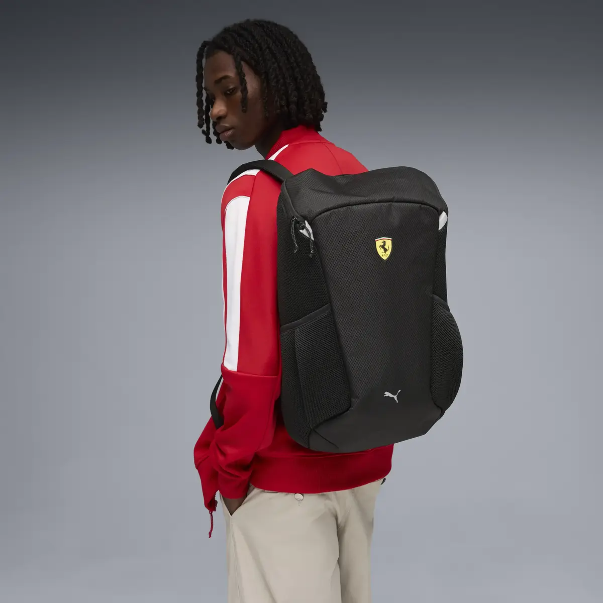Puma FERRARI Large Backpack Siyah Sırt Çantası