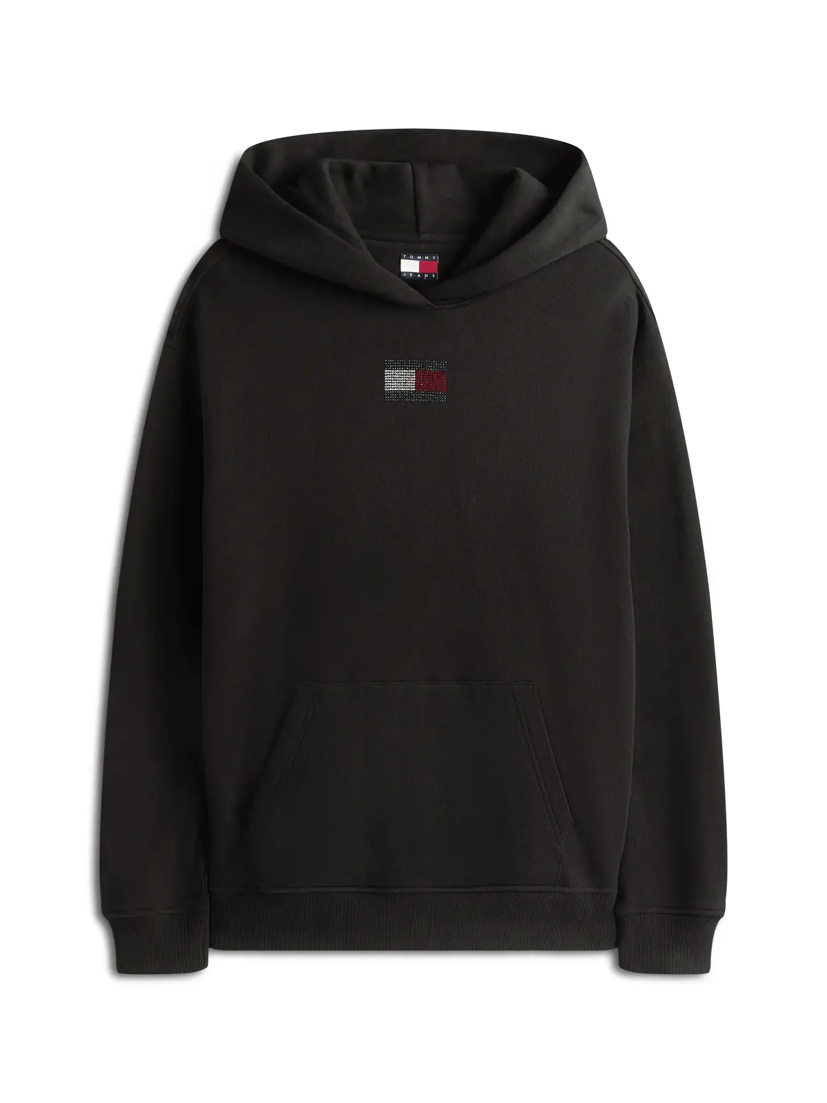 Tommy Hilfiger TJW RLX PARTY FLAG H, BDS Siyah Sweatshirt