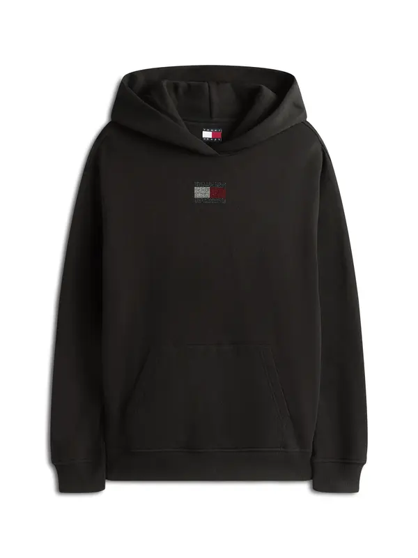 Tommy Hilfiger TJW RLX PARTY FLAG H, BDS Siyah Sweatshirt