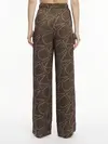 Calvin Klein VISCOSE TWILL WIDE L Kadın Kahverengi Chino