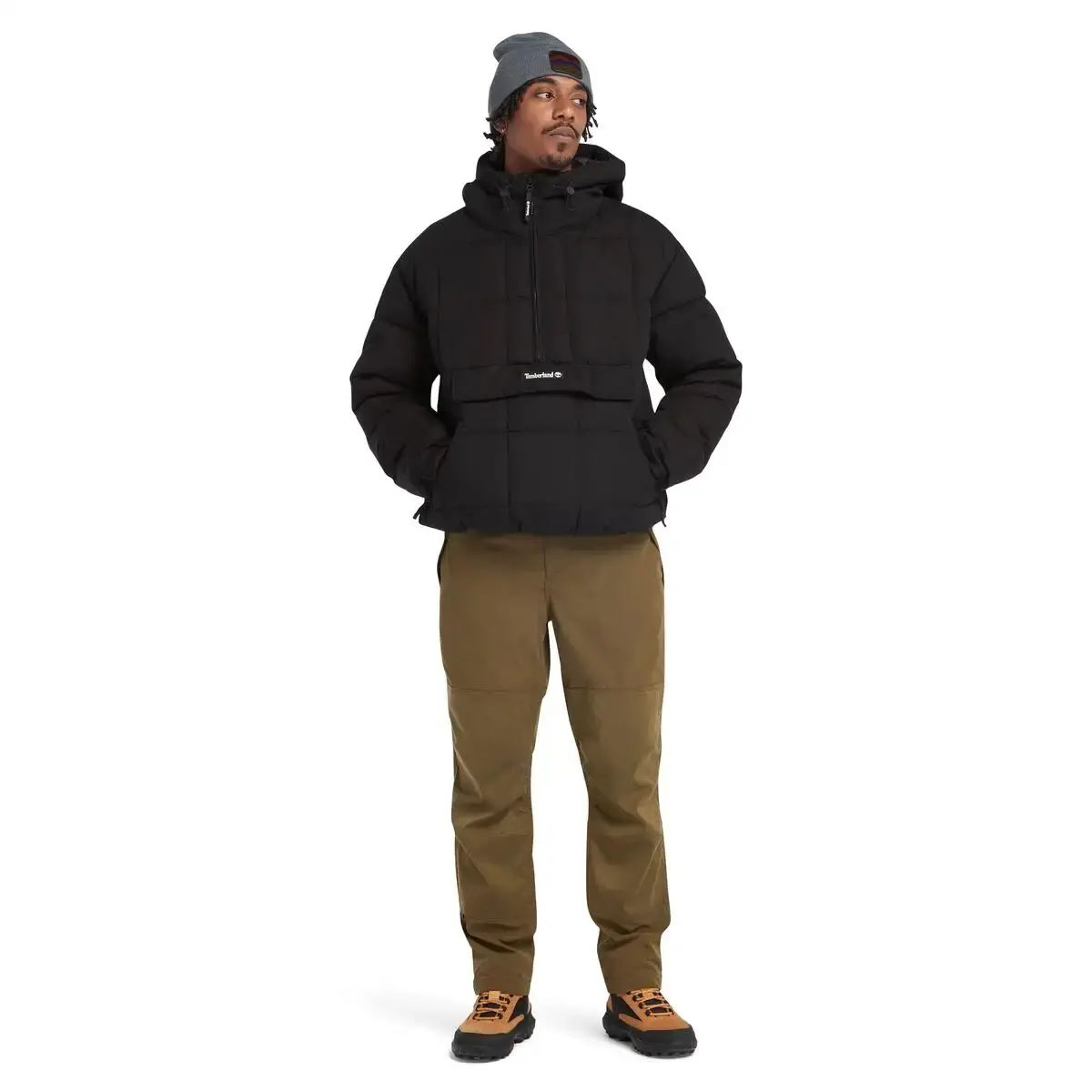 Timberland Pullover Puffer Jacket Siyah Erkek Mont