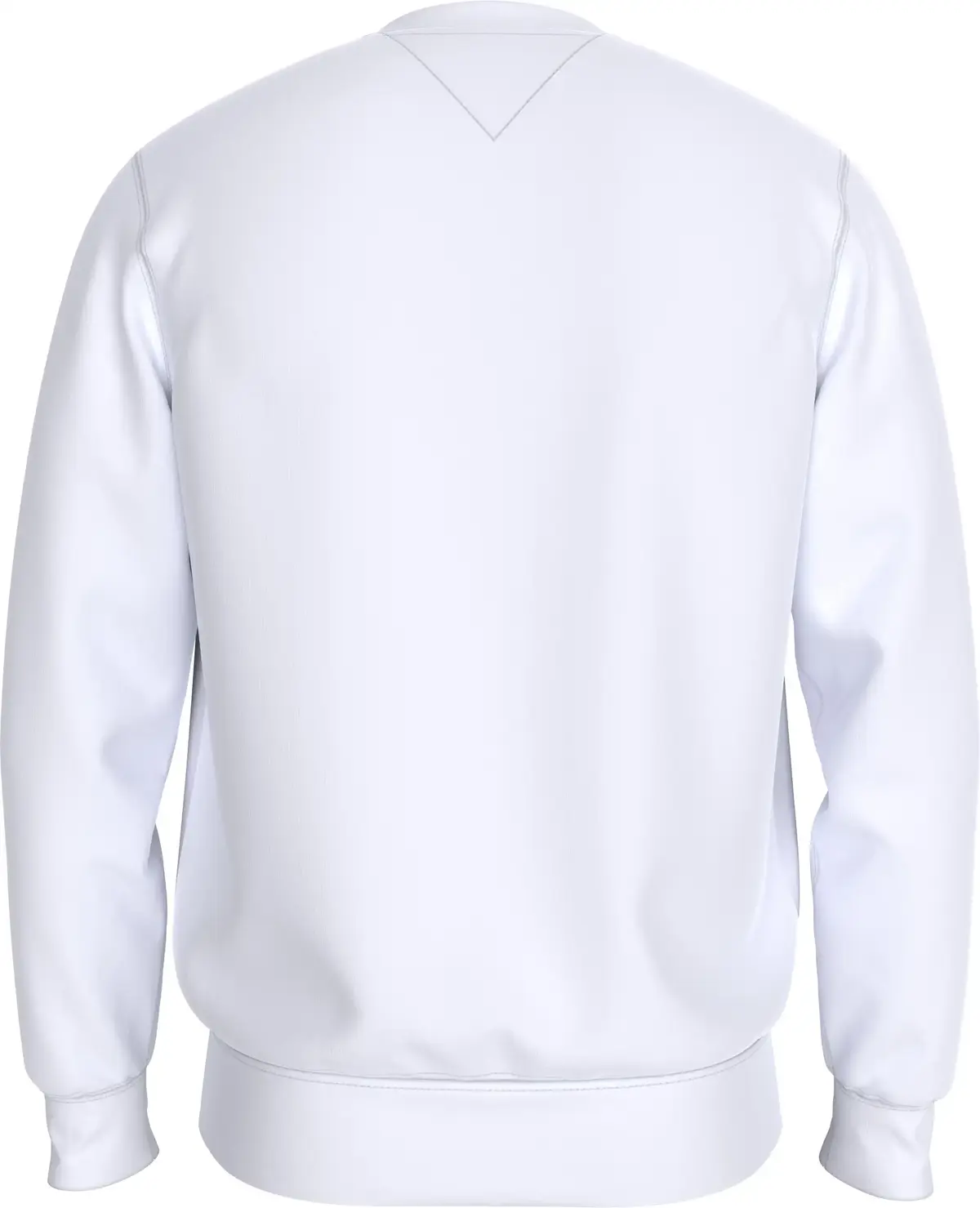 Tommy Hilfiger HILFIGER FLAG EMBRO Erkek Beyaz Sweatshirt