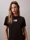 Calvin Klein SS ARCHIVE LOGO JERSEY CLASSIC C Siyah Kadın Tişört Calvin Klein SS ARCHIVE LOGO JERSEY CLASSIC C Siyah Kadın Tişört
