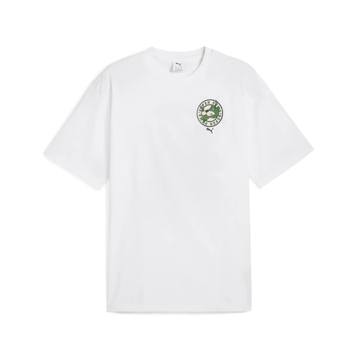 PUMA GRAPHICS Super Puma Tee Beyaz Erkek T-Shirt