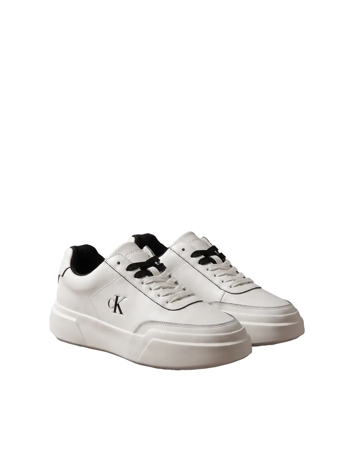 Calvin Klein CHUNKY CUPSOLE DERBY, 02P Beyaz Kadın Spor Ayakkabı