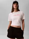 Calvin Klein REGULAR SS TEE, 100 Pembe Kadın T-Shirt
