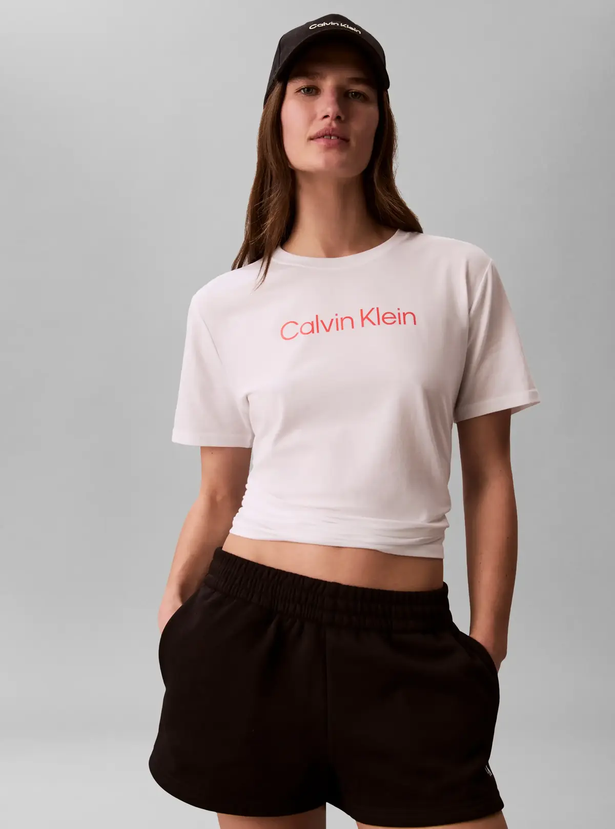 Calvin Klein REGULAR SS TEE, 100 Pembe Kadın T-Shirt