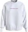 Calvin Klein SHRUNKEN INSTITUTION Kadın Beyaz Sweatshirt