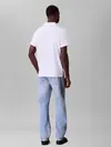 Calvin Klein SS SMOOTH COTTON SOL, YAA Beyaz Erkek T-Shirt & Polo