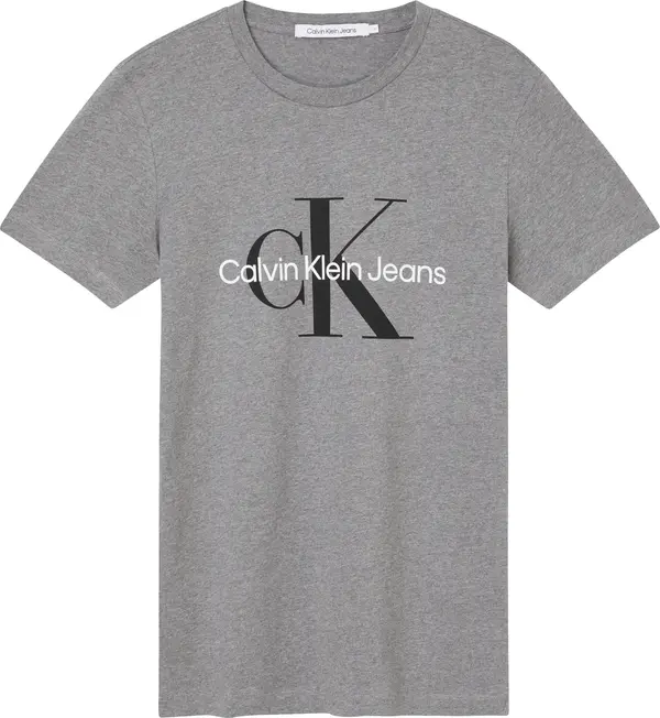 Calvin Klein Gri Erkek T-Shirt & Polo