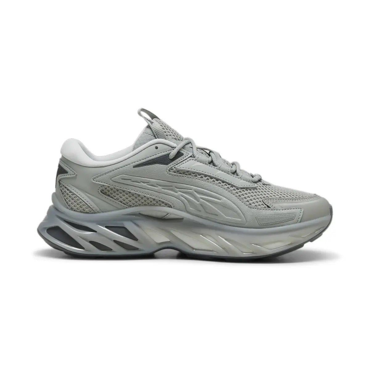 Puma Exotek Nitro Base Gri Unisex Günlük Spor Ayakkabı