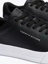 Tommy Hilfiger TH COURT LEATHER, BDS Siyah Erkek Spor Ayakkabı & Sneaker