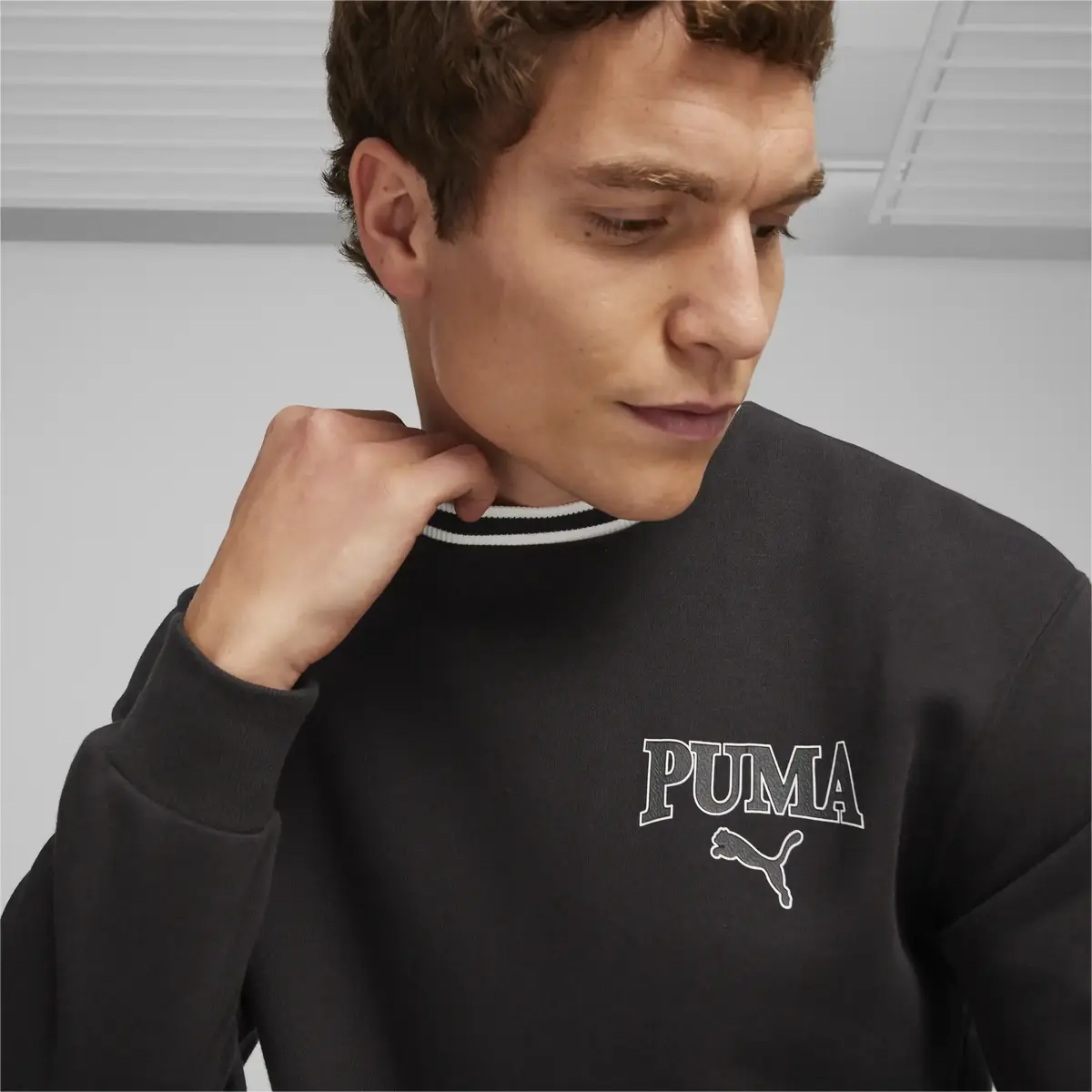 Puma SQUAD Crew TR Siyah Erkek Sweatshirt
