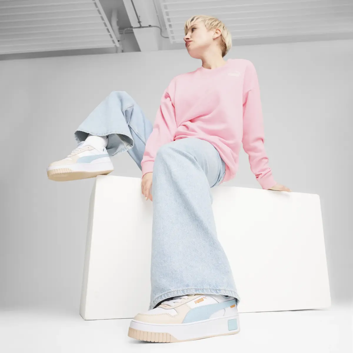 Puma Carina Street Beyaz Kadın Spor Ayakkabı & Sneaker
