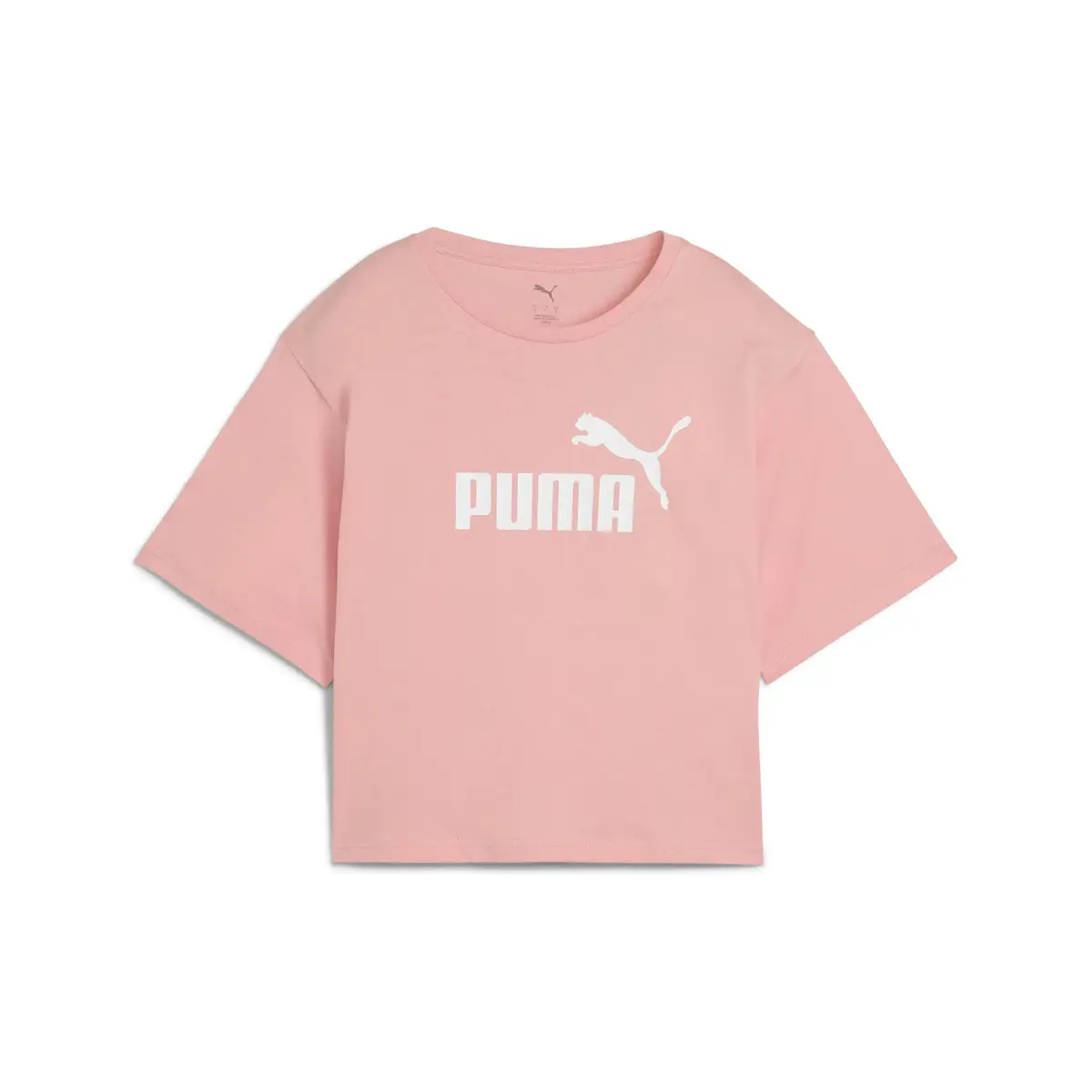 PUMA ESS Cropped No. 1 Logo Tee Pembe Kadın Crop
