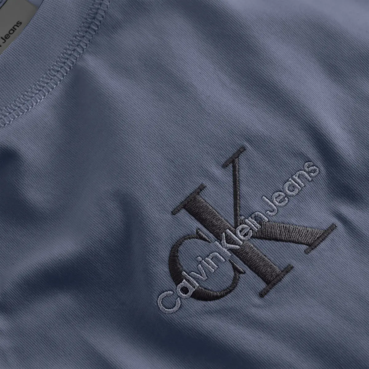 Calvin Klein MONOLOGO TEE, CK1 Mavi Erkek T-Shirt & Polo