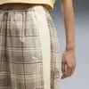 Puma T7 Tartan Woven Pants Bej Kadın Pantolon