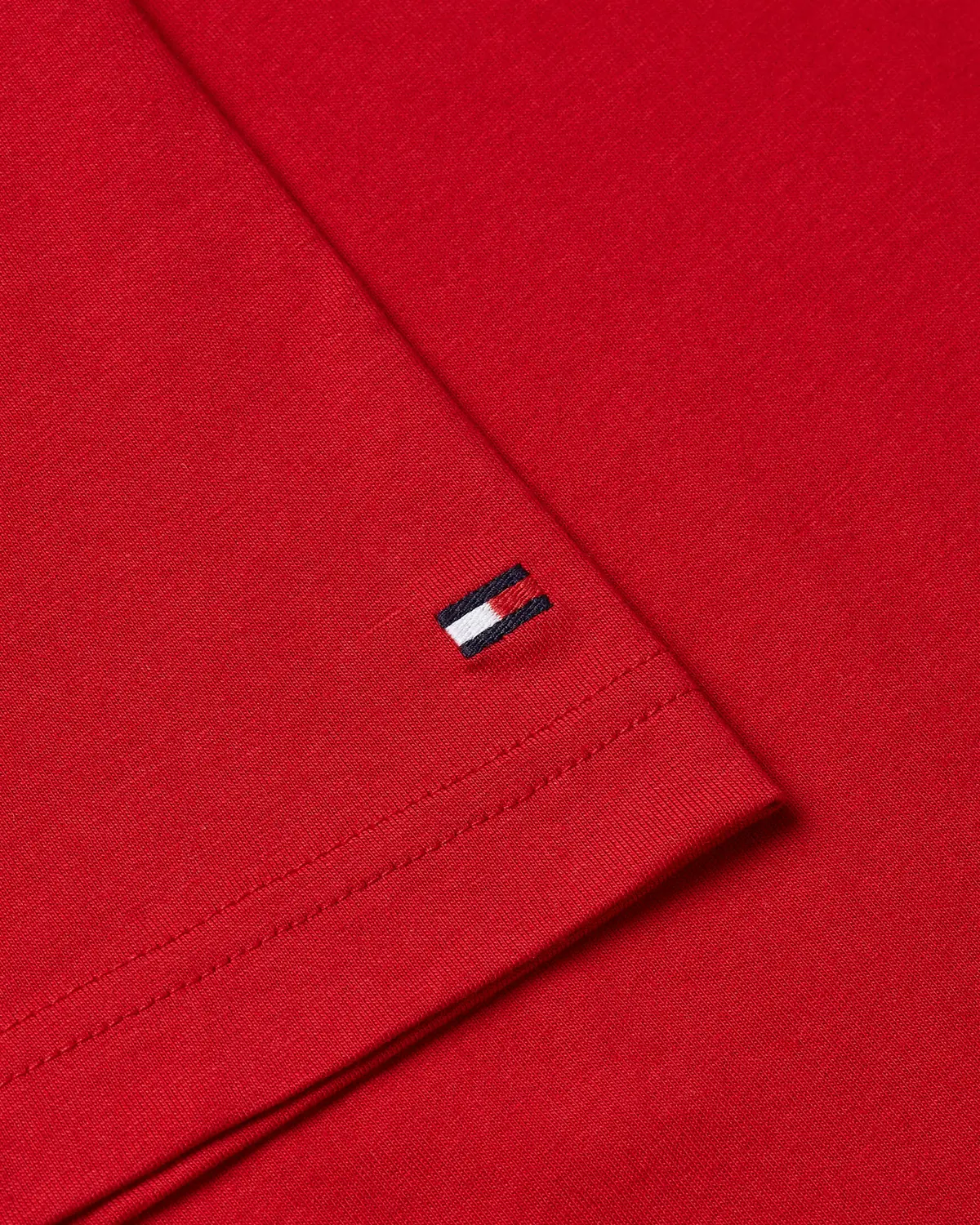 Tommy Hilfiger CENTRAL CHEST STRIPE, XLD Kırmızı Erkek T-Shirt & Polo