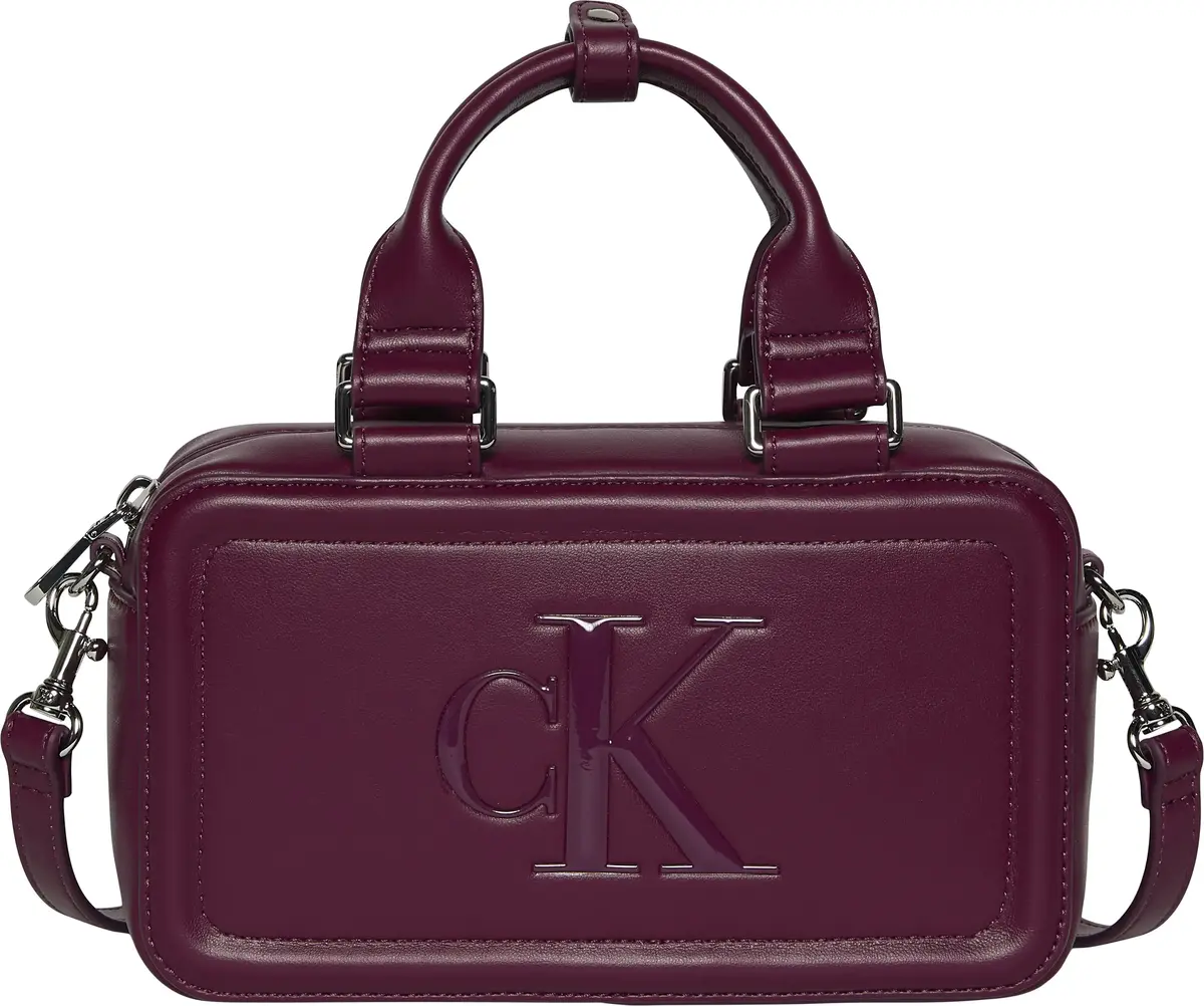 Calvin Klein BOLD CK ELONGATED MINI TOTE Kadın Bordo El Çanta