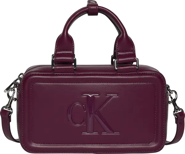 Calvin Klein BOLD CK ELONGATED MINI TOTE Kadın Bordo El Çanta