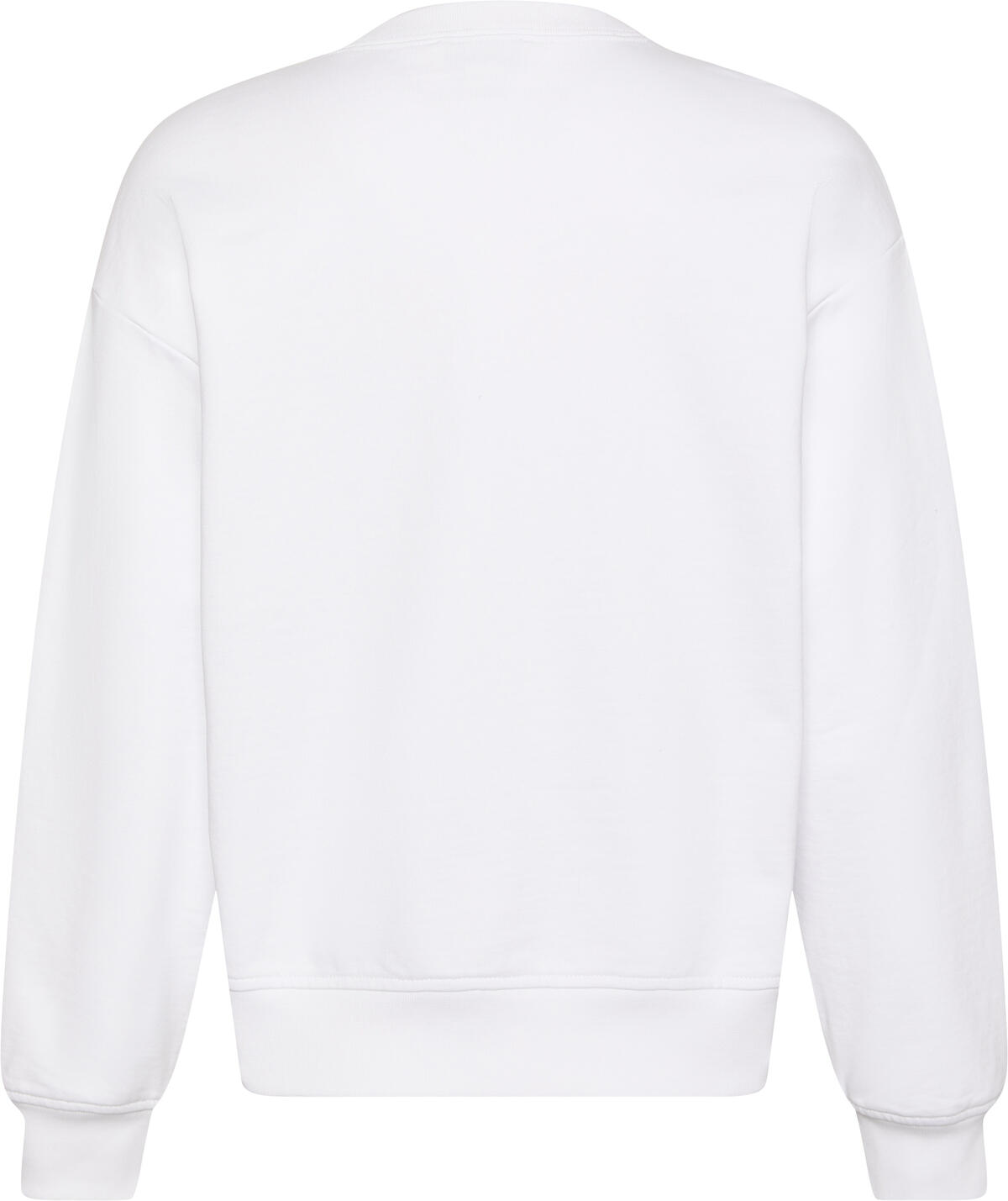 Calvin Klein LS MONOLOGO FRENCH TERRY RLXD CN Beyaz Kadın Sweatshirt Calvin Klein LS MONOLOGO FRENCH TERRY RLXD CN Beyaz Kadın Sweatshirt