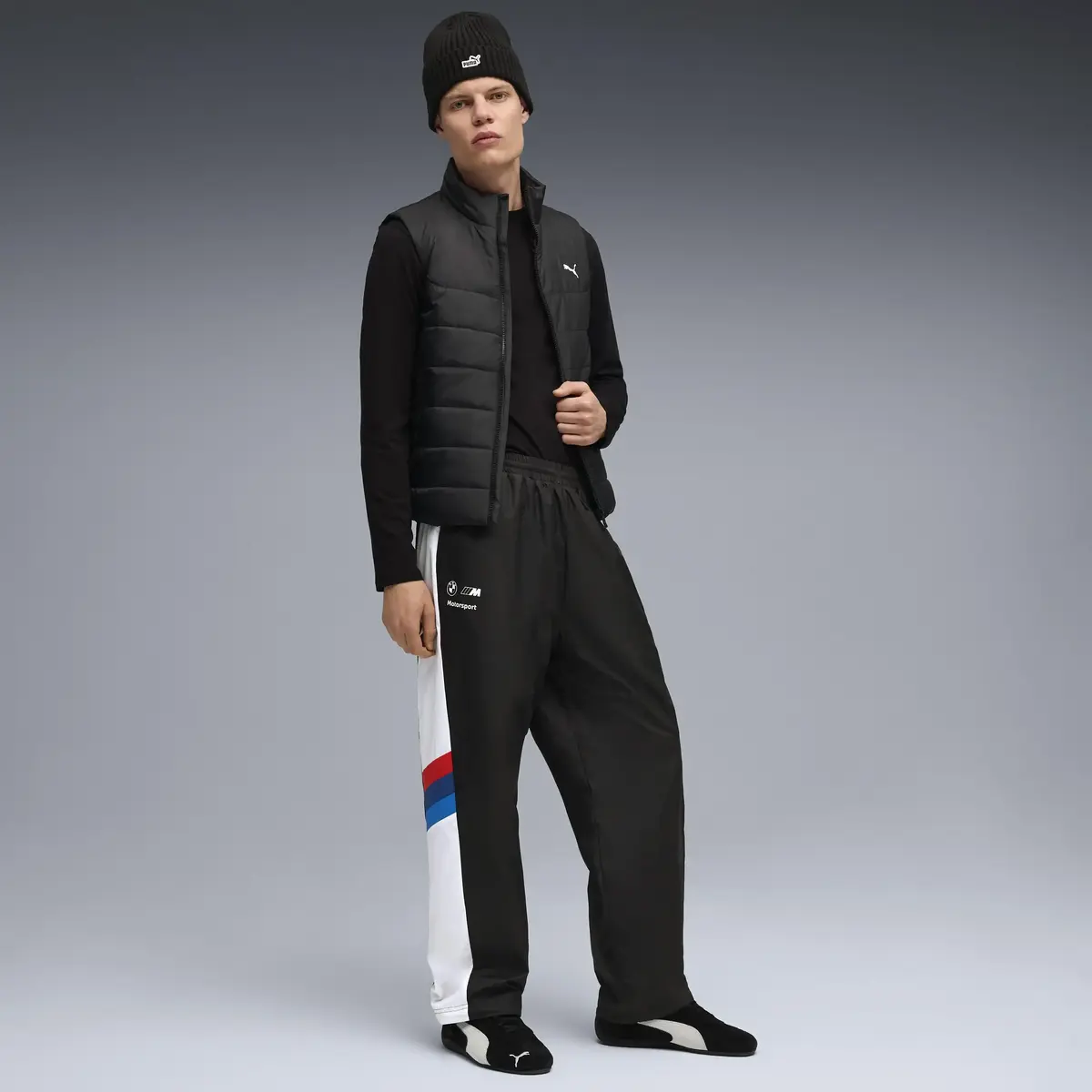 Puma BMW MMS Woven Pants Siyah Erkek Eşofman Altı