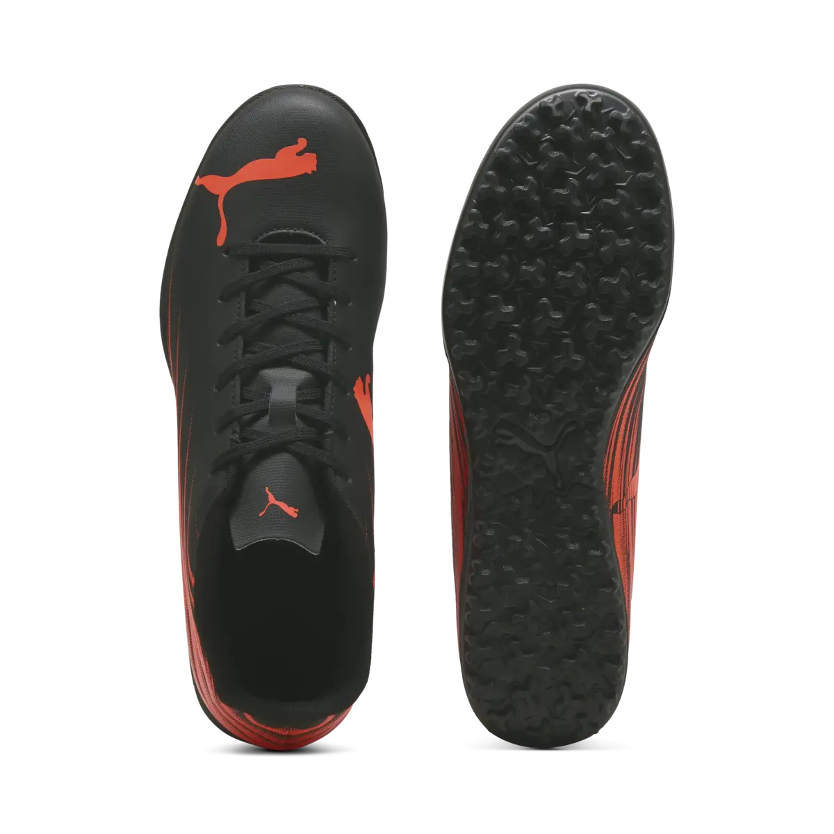PUMA ATTACANTO II TT PUMA Black-Glowing Red Siyah Erkek Krampon
