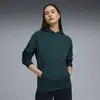 Puma ESS ELEVATED Satin Hoodie Yeşil Kadın Saten Kapüşonlu Sweatshirt