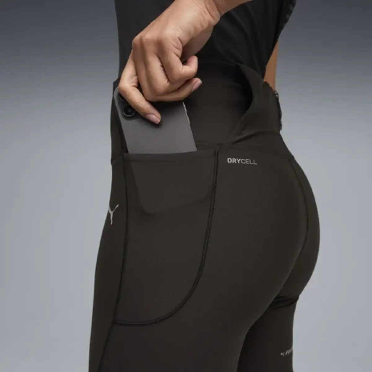 Puma W DREAMRUN 7" Short Tight Siyah Kadın Şort