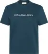 Calvin Klein A- INST LOGO CLASSIC TEE SS Kadın Yeşil T-Shirt
