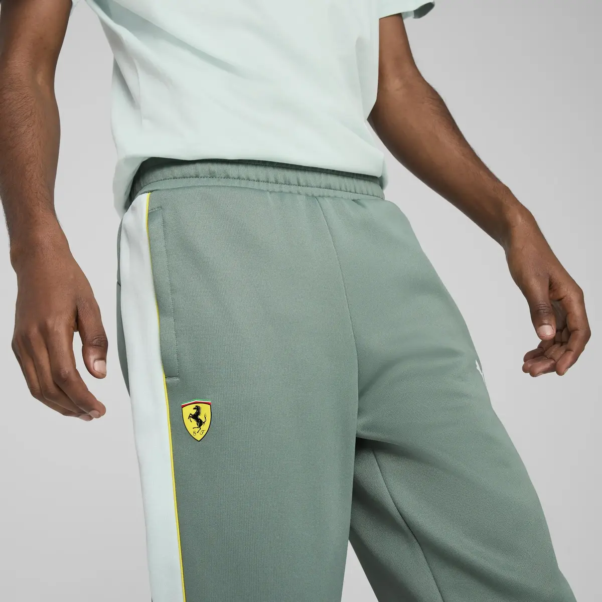 PUMA Ferrari Race MT7 Pants Yeşil Erkek Eşofman Altı