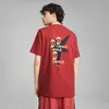 PUMA WARDROBE ESS Graphic Tee Kırmızı Erkek T-Shirt