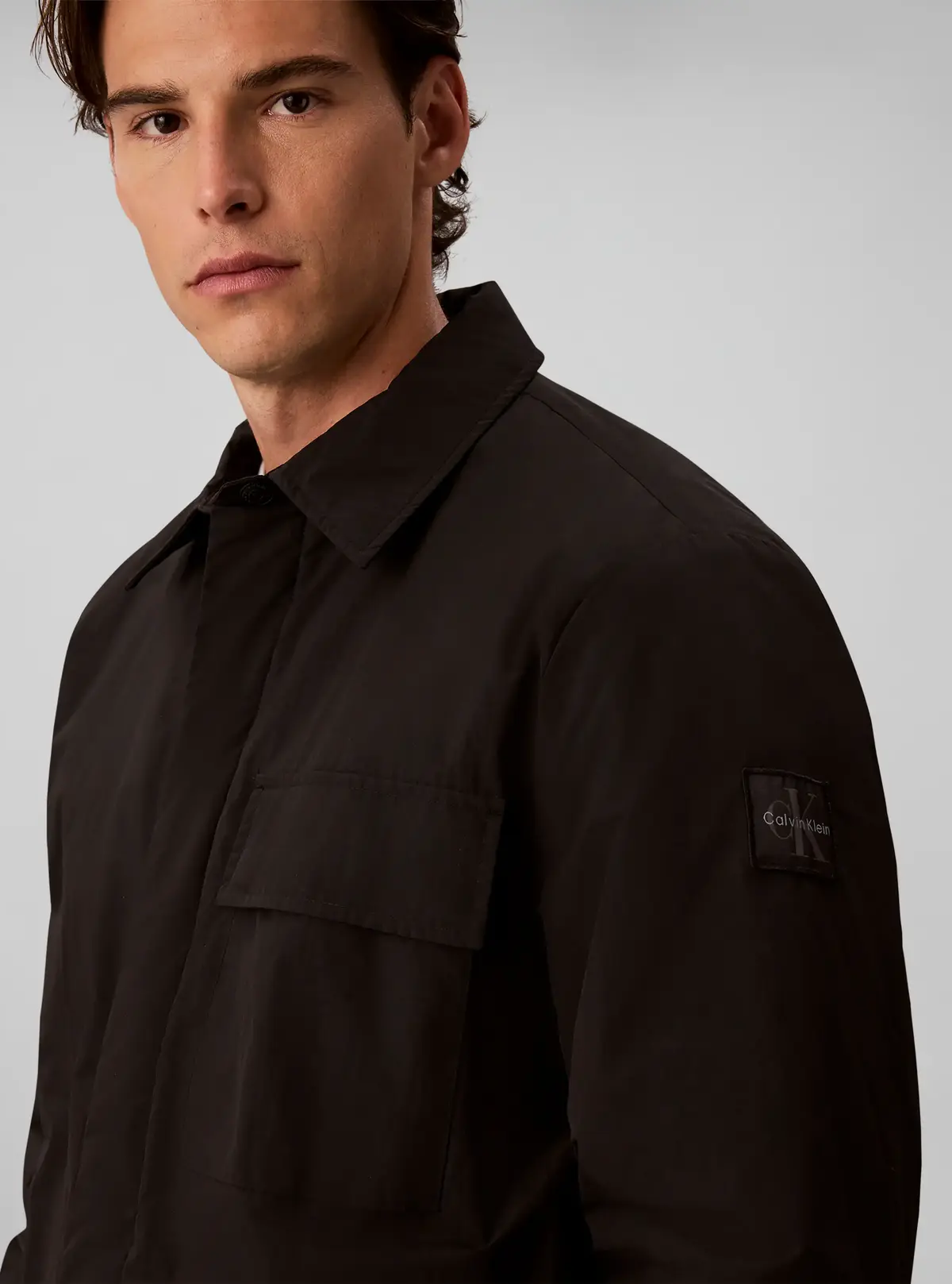 LS PADDED NYLON SHIR, UB1