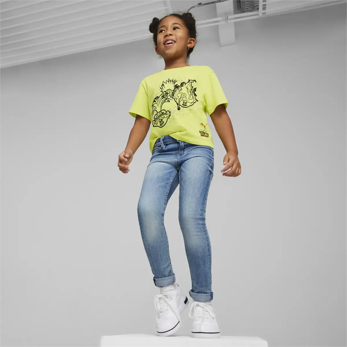 Puma X TROLLS Graphic Tee G Sarı Unisex T-Shirt