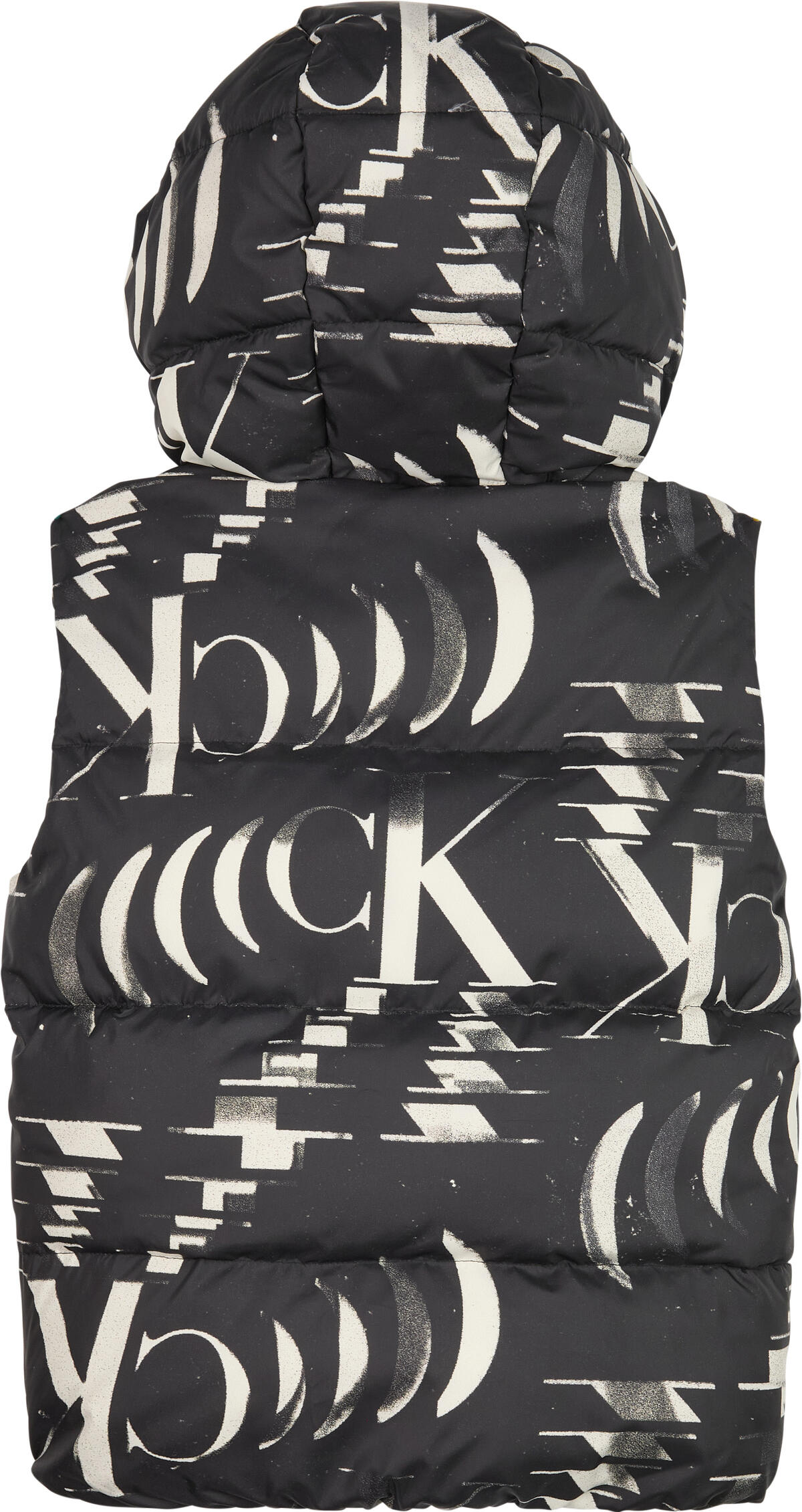 Calvin Klein MONOGRAM AOP VEST PU Erkek Siyah Yelek