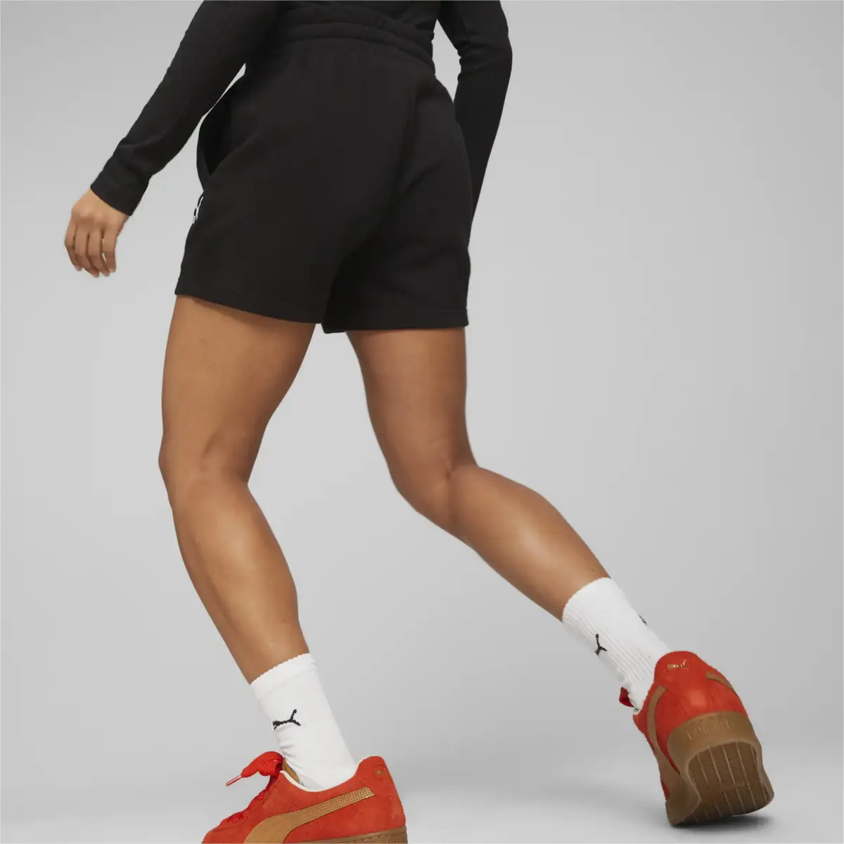 Puma CLASSICS Pintuck Shorts Siyah Kadın Şort