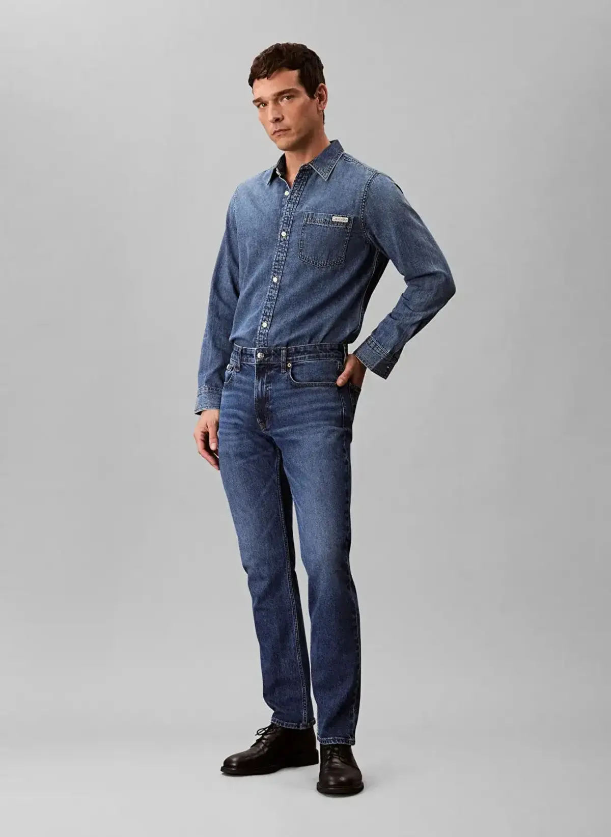 Calvin Klein SLIM HAMPTON JEAN Mavi Erkek Jeans
