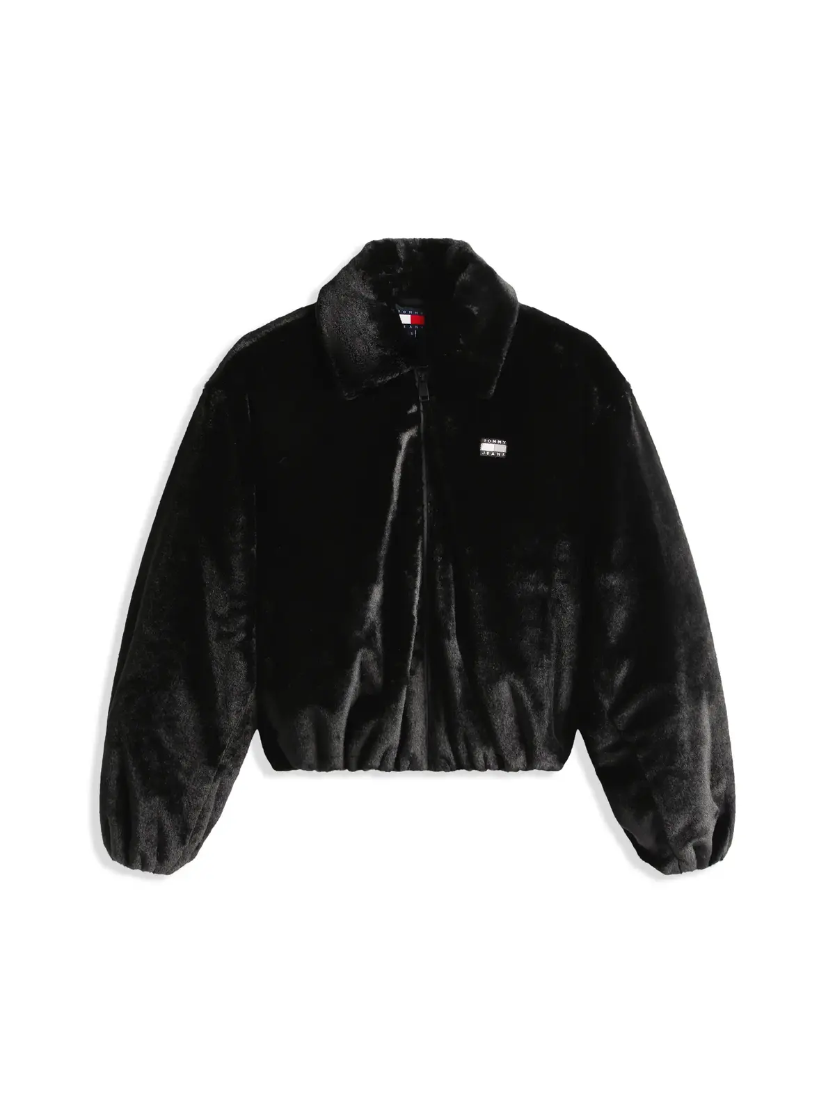Tommy Hilfiger TJW FAUX FUR BOMBER Siyah Kadın Mont