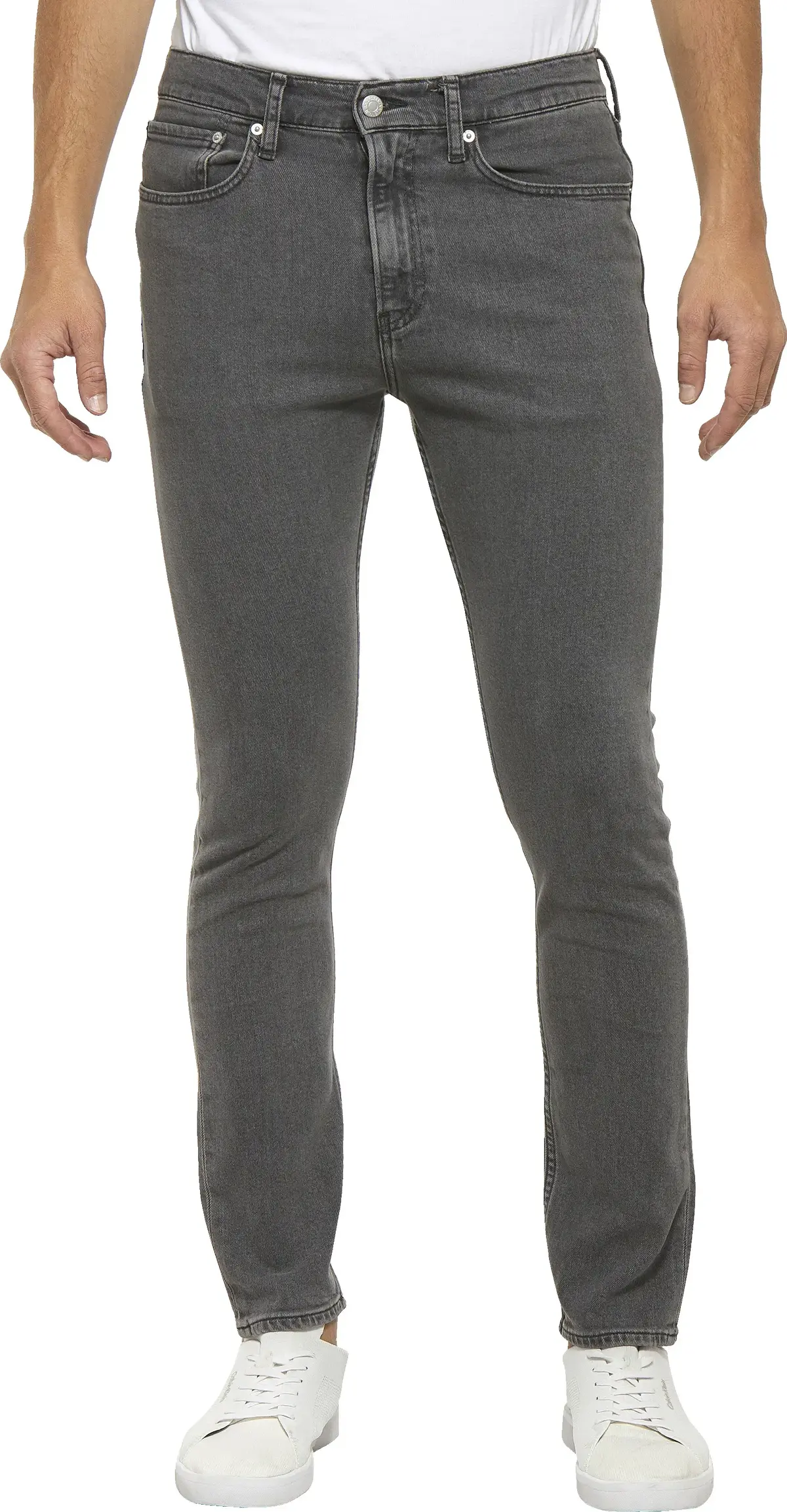 Calvin Klein CKJ 016 SKINNY Erkek Antrasit Kot Pantolon