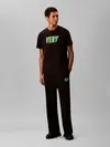 Calvin Klein PREMIUM FLEECE LOGO, UB1 Siyah Erkek T-Shirt