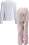 Calvin Klein LS PANT SET Pembe Kadın Eşofman Takımı