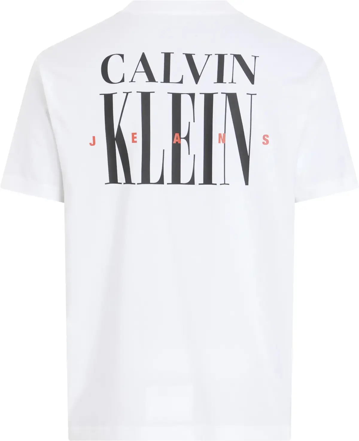 Calvin Klein SERIF FONT GRAPHIC T, YAF Beyaz Erkek T-Shirt & Polo