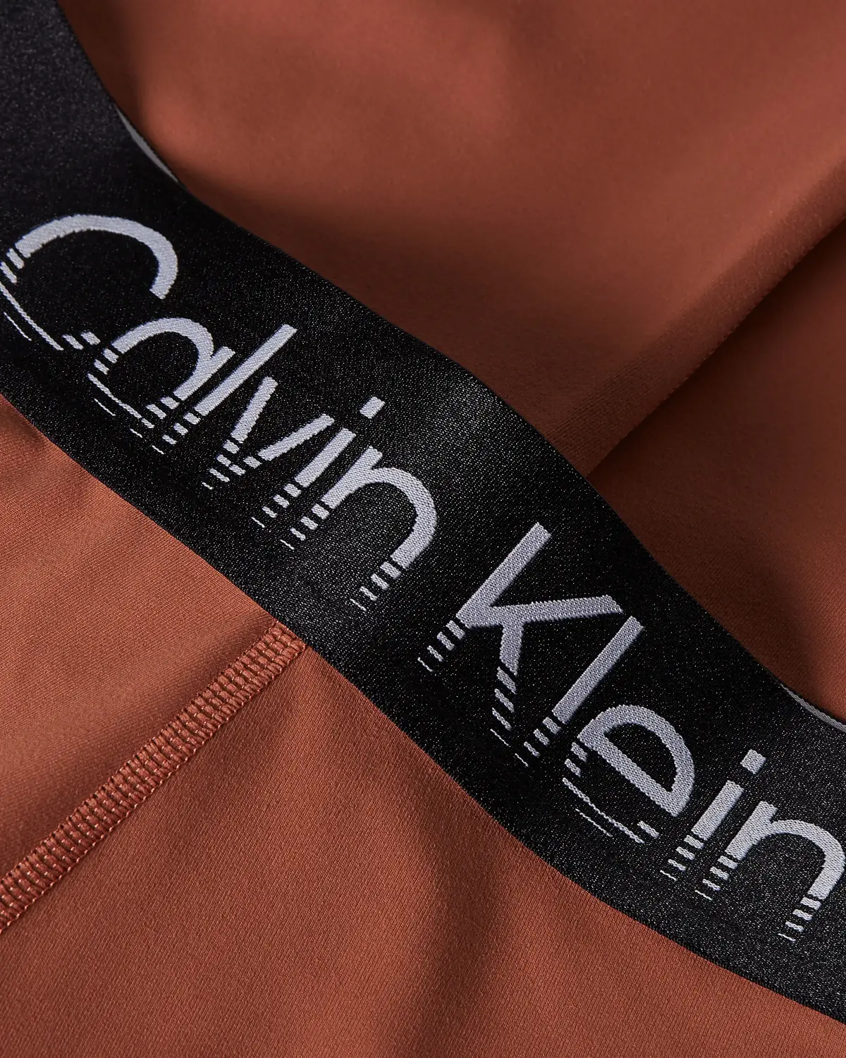 Calvin Klein WO - Legging (7/8) Kadın Kahverengi Tayt