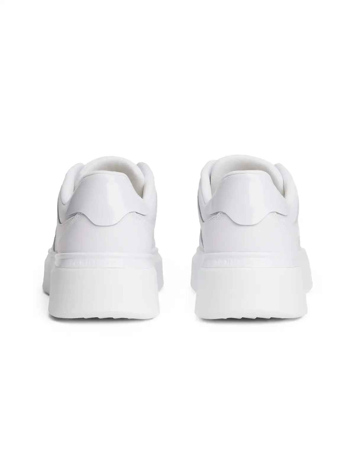 Tommy Hilfiger PATENT PLATFORM SNEAKER Beyaz Kadın Günlük Spor Ayakkabı