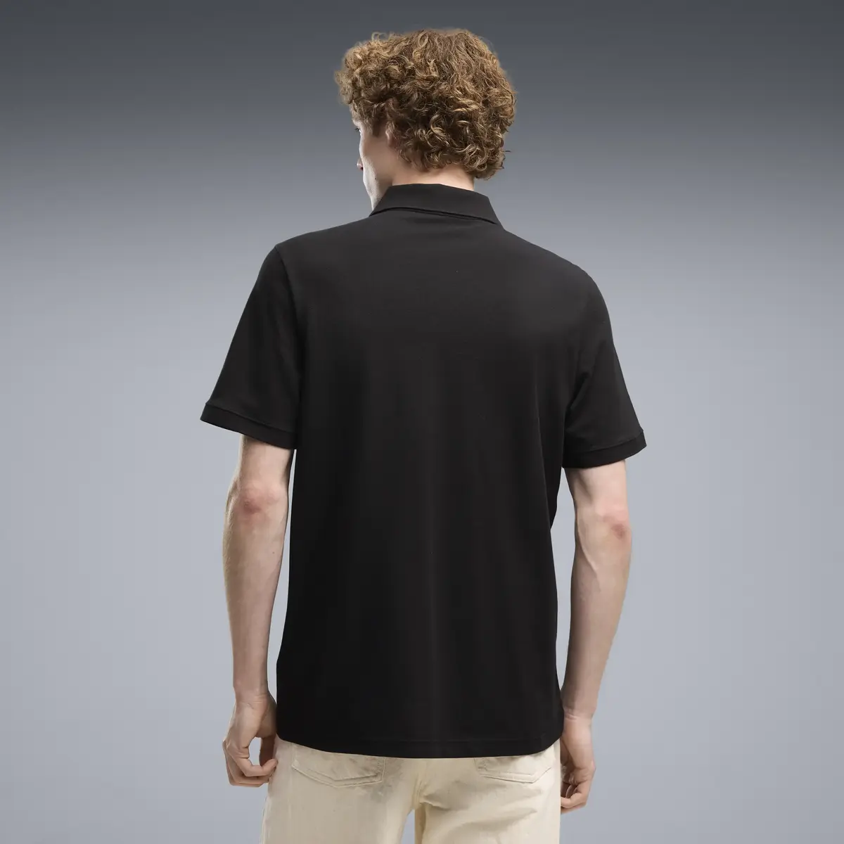 Puma ESS No. 1 Logo Pique Polo Siyah Erkek T-Shirt