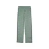 PUMA T7 Straight Track Pants Yeşil Kadın Eşofman Altı