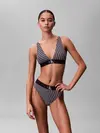 Calvin Klein LIGHTLY LINED TRIANG Siyah Kadın CK Logolu Sütyen