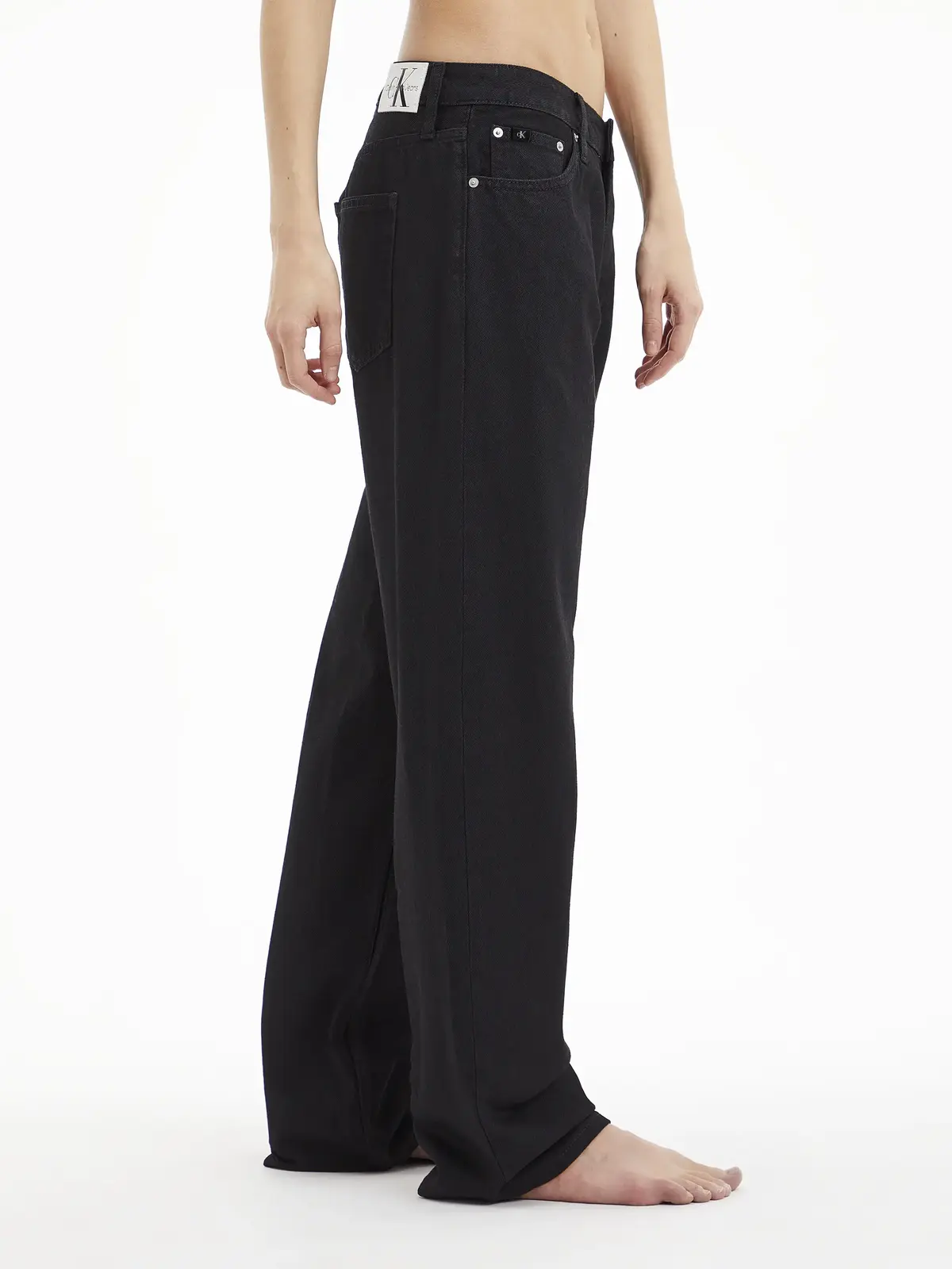 Calvin Klein 90S STRAIGHT Kadın Siyah Kot Pantolon